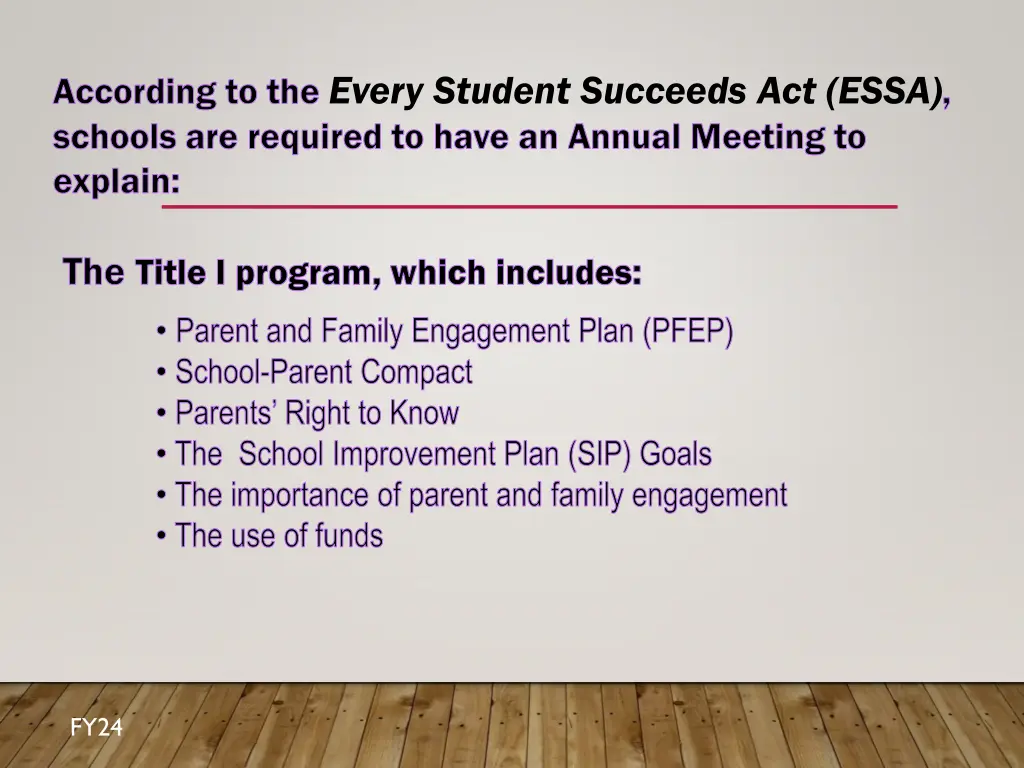 according to the every student succeeds act essa