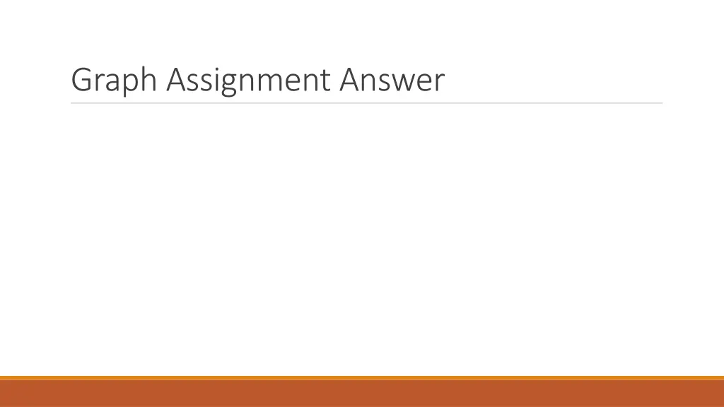 graph assignment answer