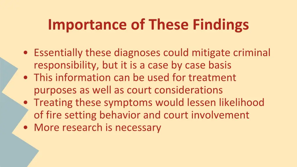 importance of these findings