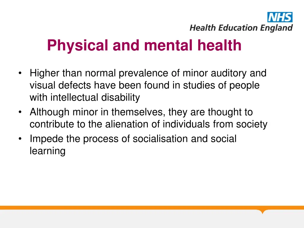 physical and mental health