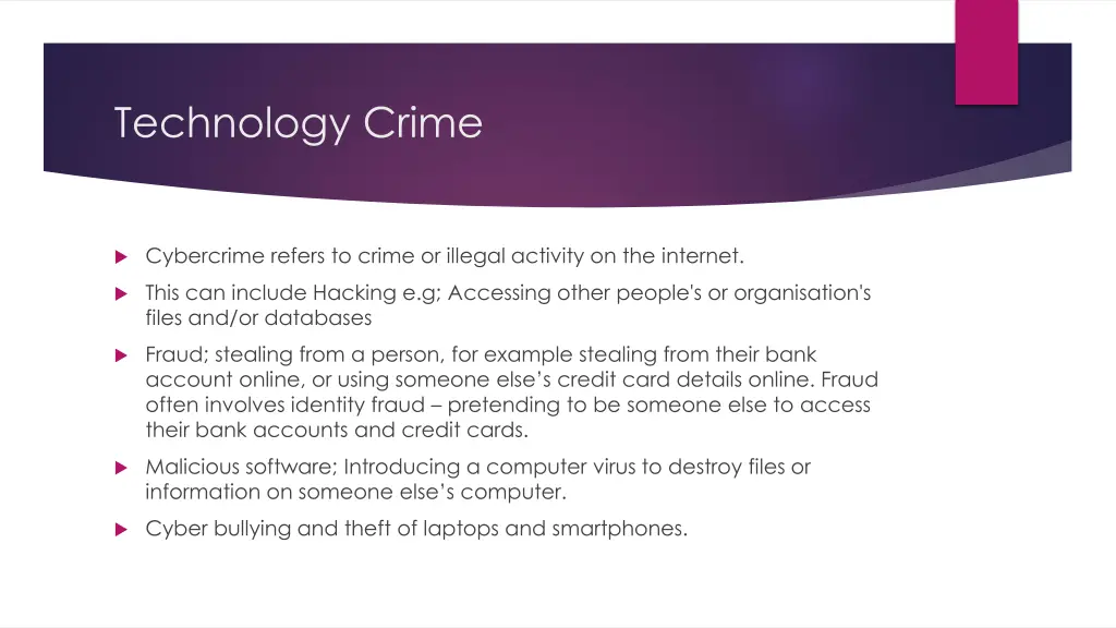 technology crime