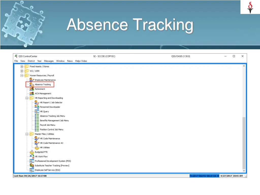 absence tracking