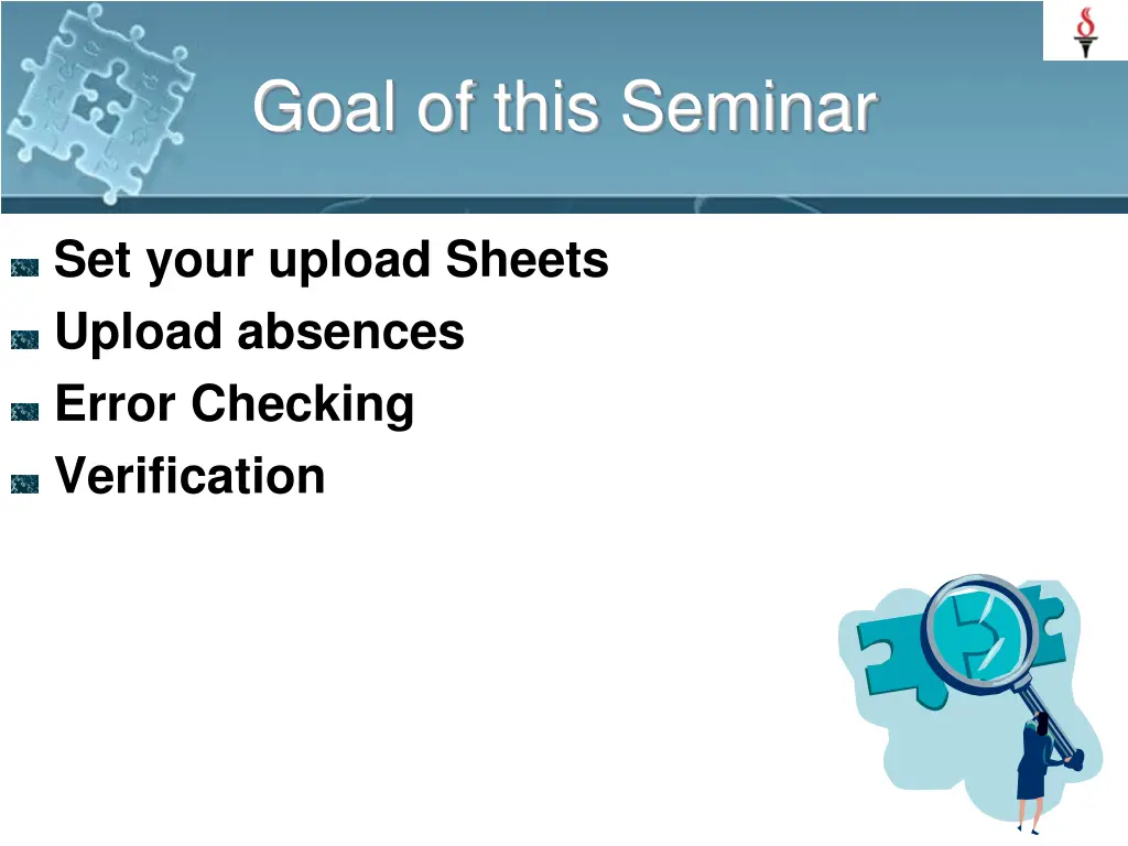 goal of this seminar