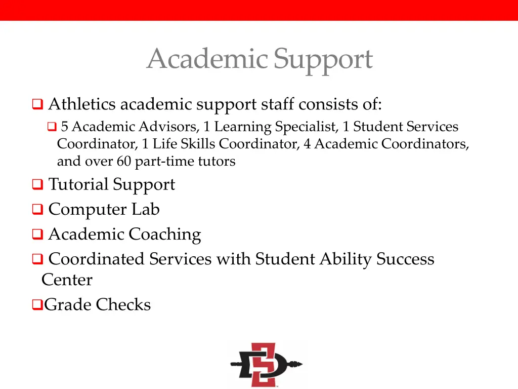 academic support