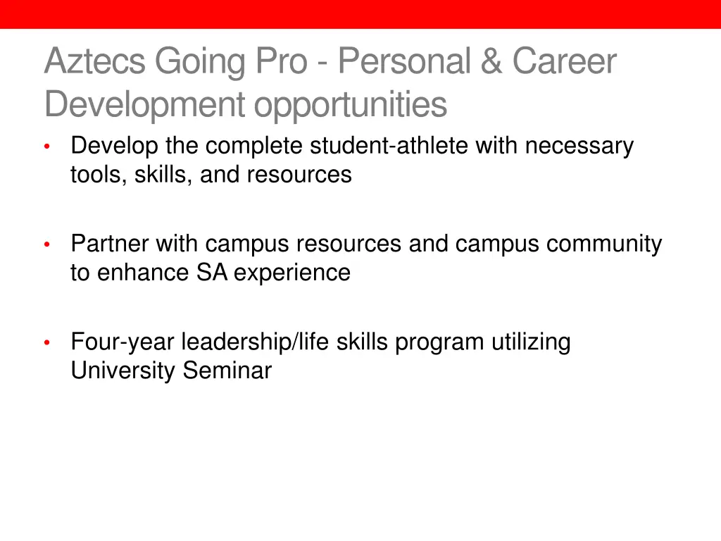 aztecs going pro personal career development