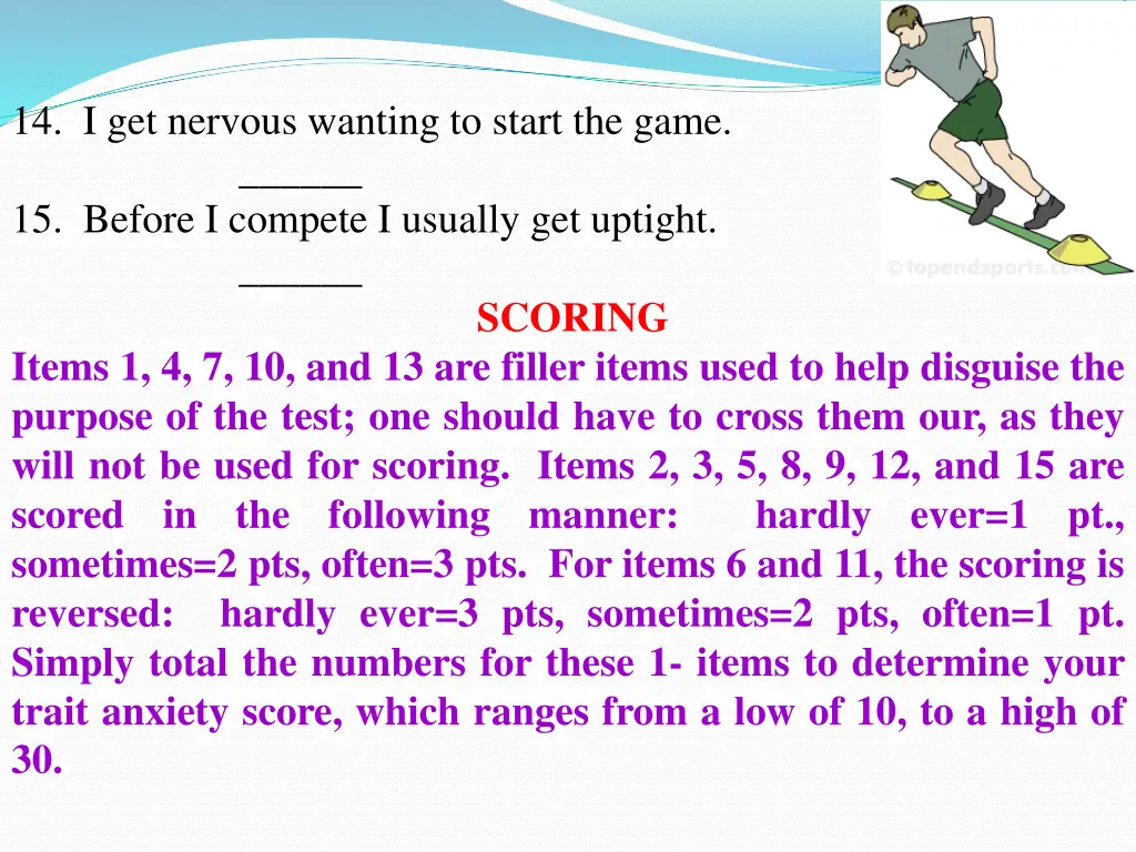 14 i get nervous wanting to start the game