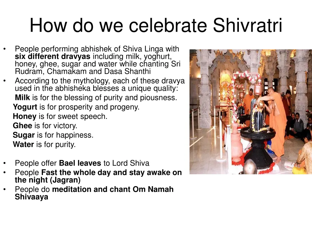 how do we celebrate shivratri