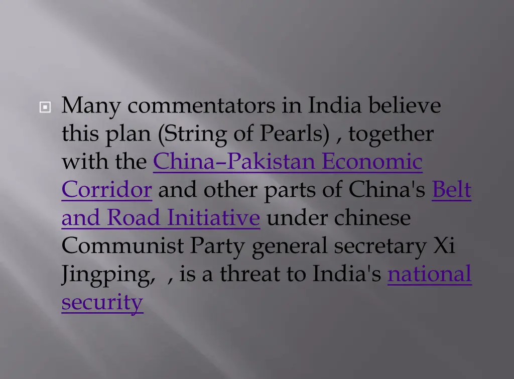 many commentators in india believe this plan
