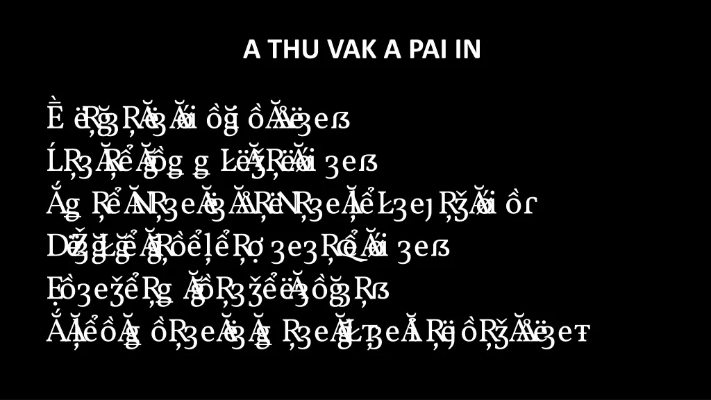 a thu vak a pai in 2