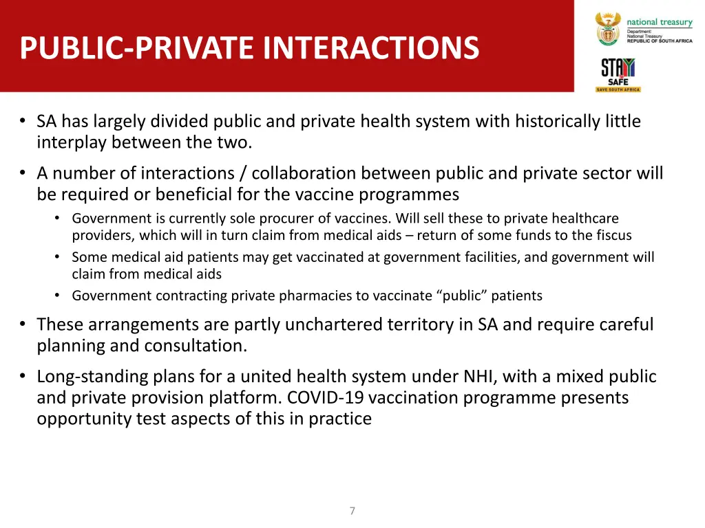 public private interactions