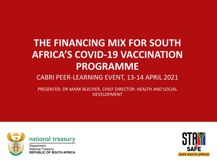 the financing mix for south africa s covid