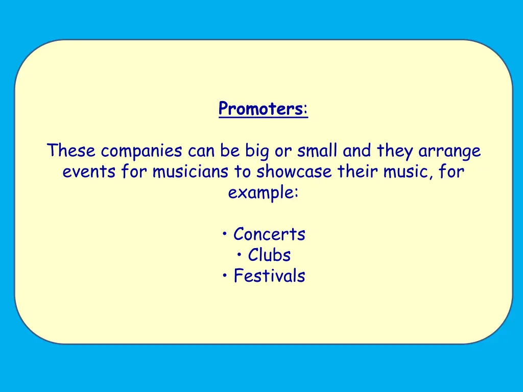 promoters