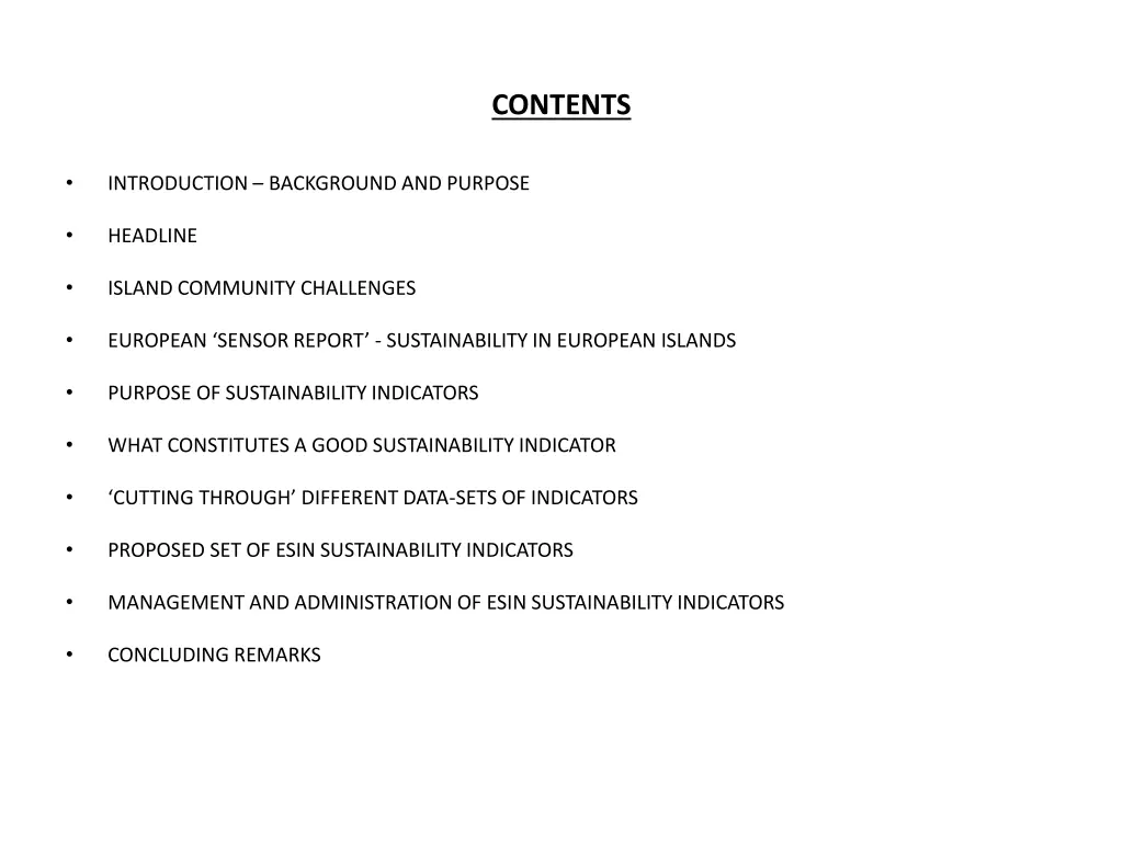 contents