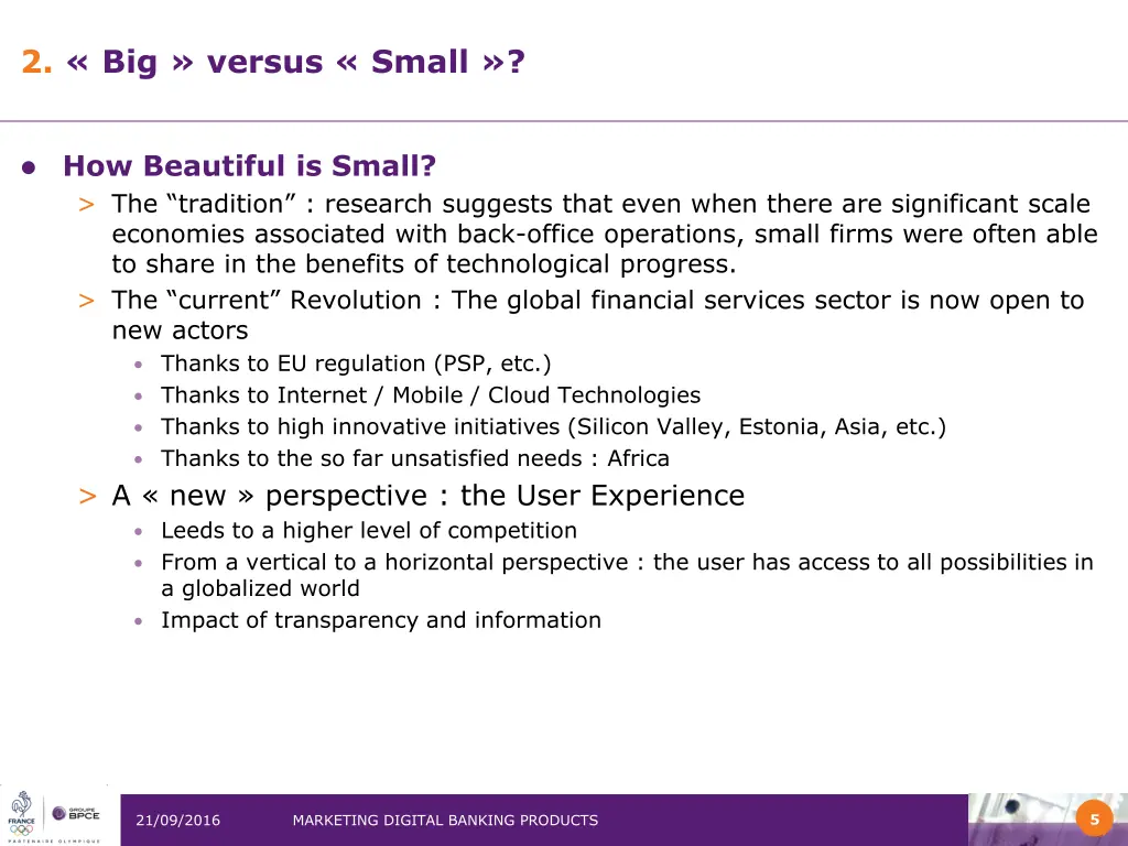2 big versus small 1