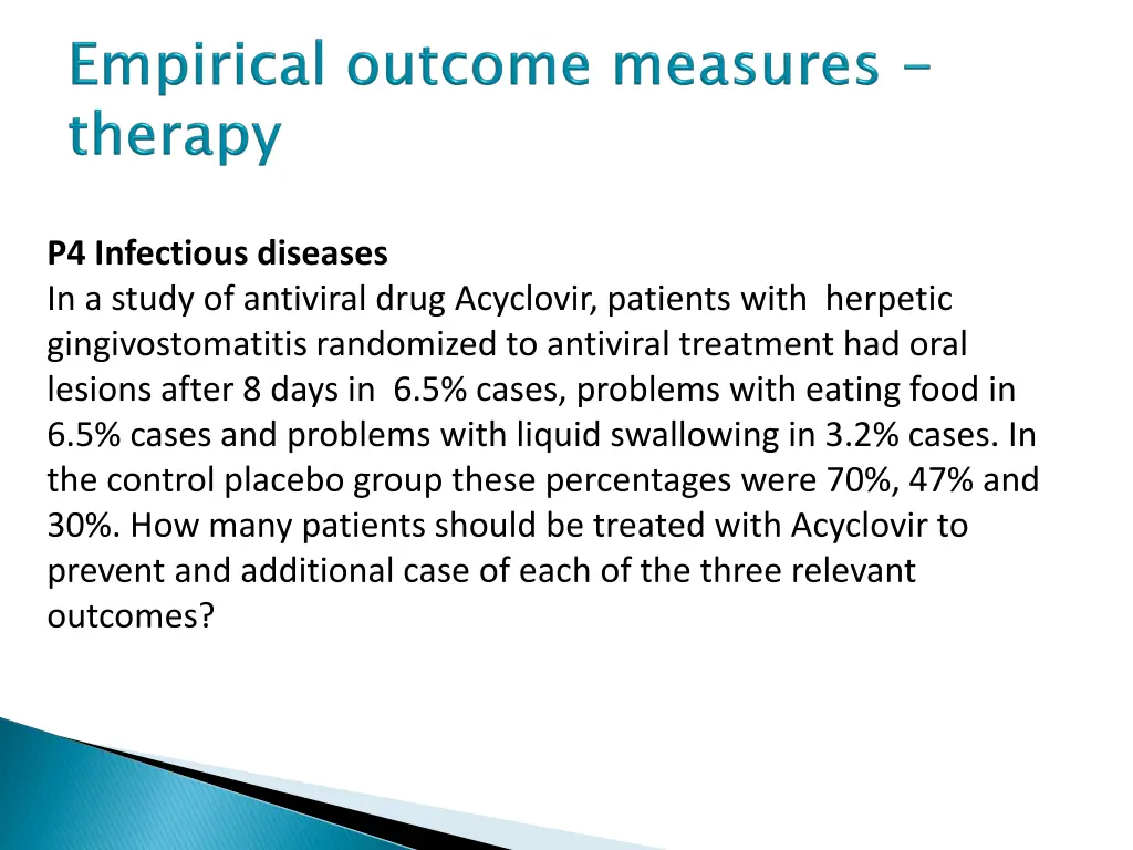 p4 infectious diseases in a study of antiviral