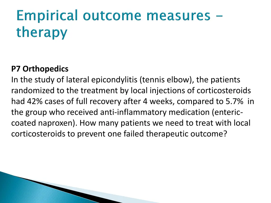 p7 orthopedics in the study of lateral