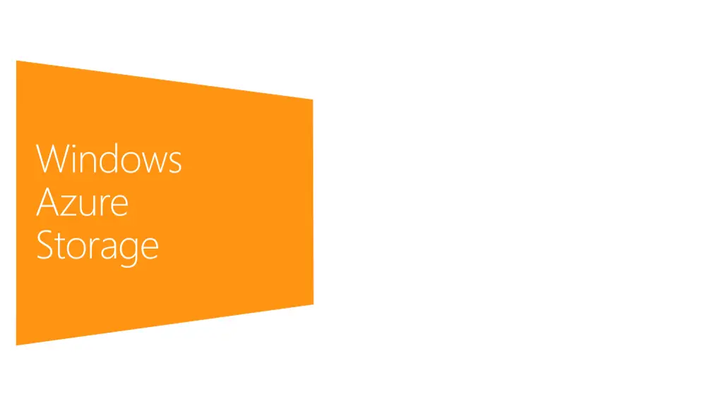 windows azure storage