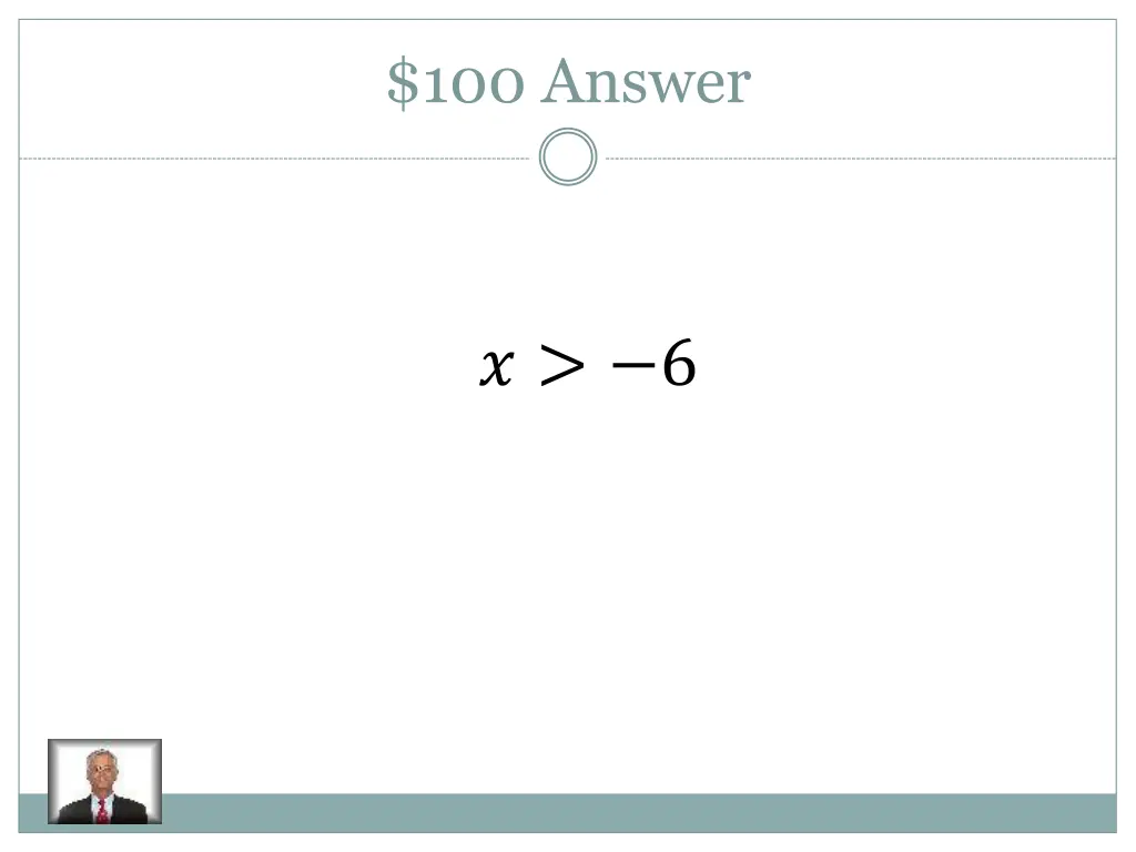 100 answer 1