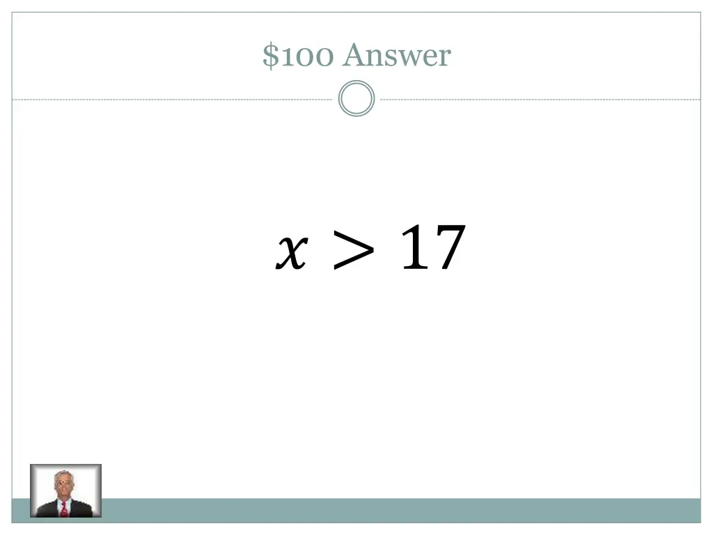 100 answer