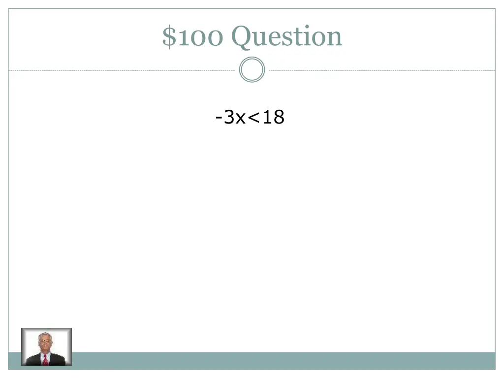 100 question 1