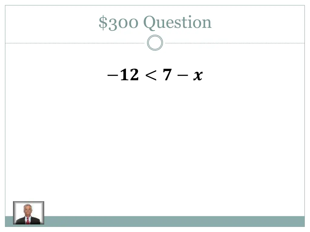 300 question 1