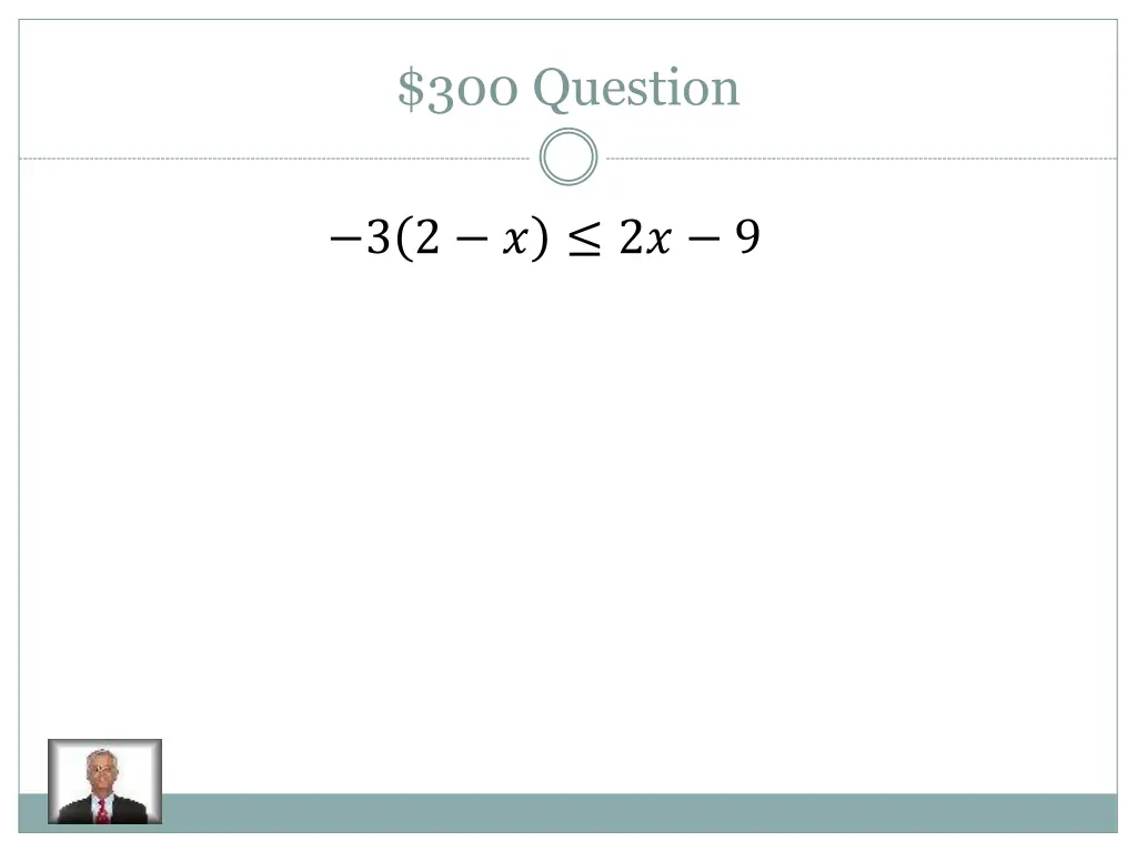 300 question 2