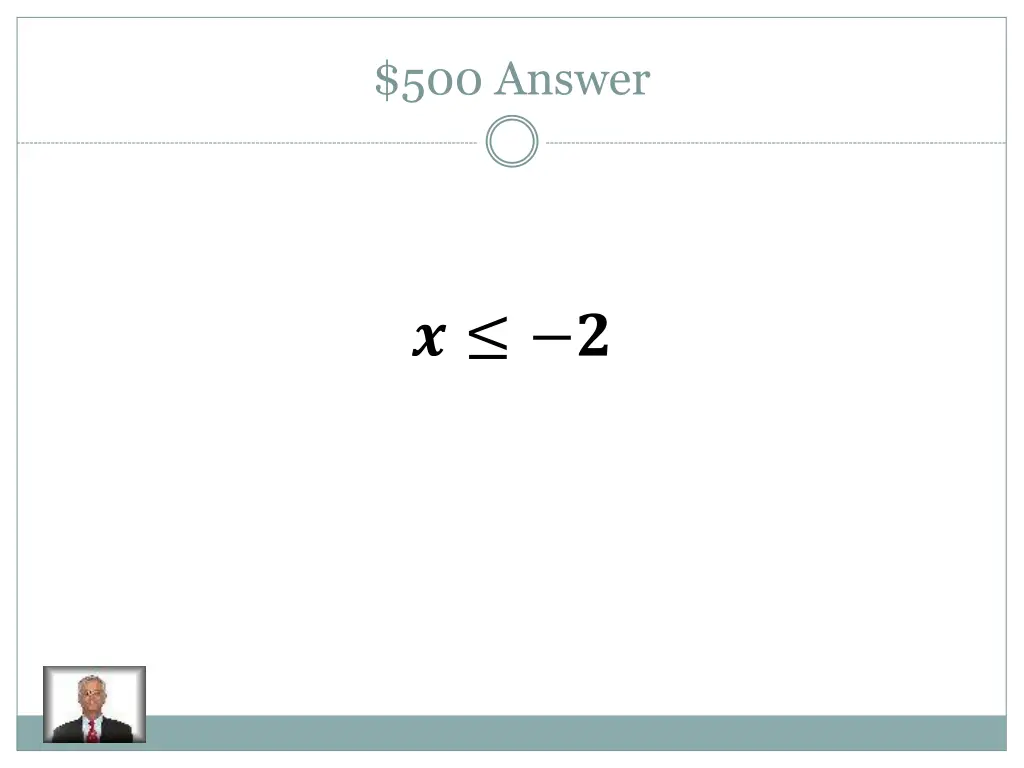 500 answer