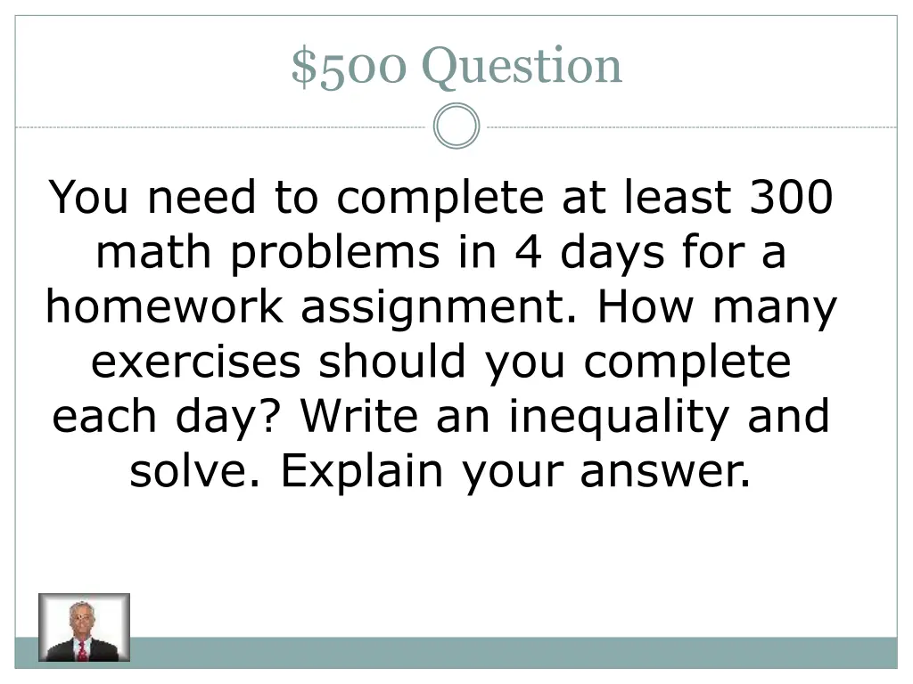 500 question 1