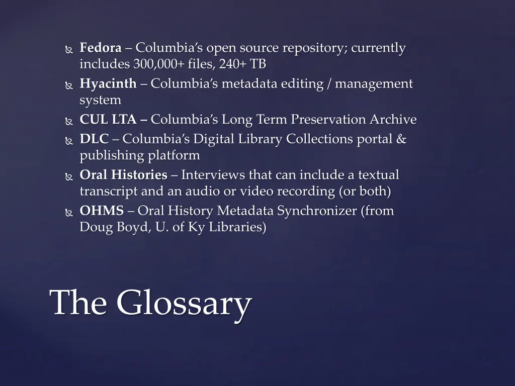 fedora columbia s open source repository