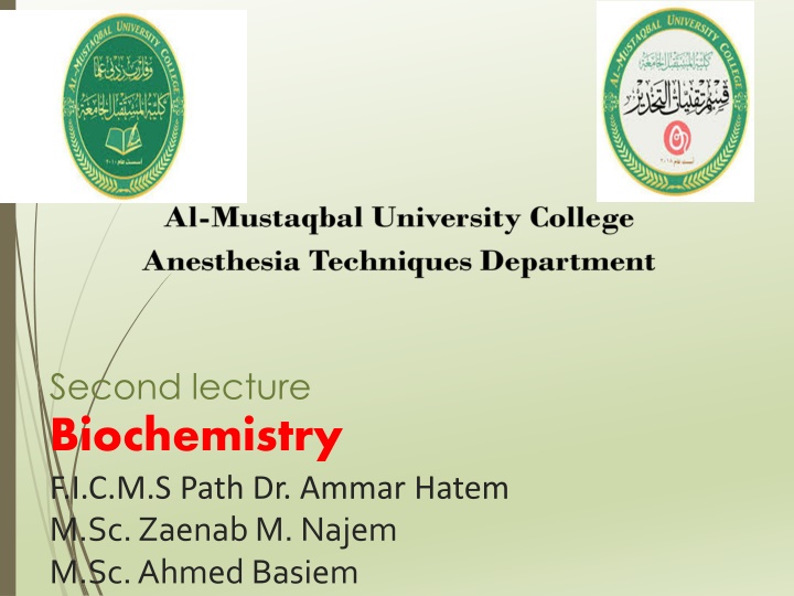second lecture biochemistry f i c m s path