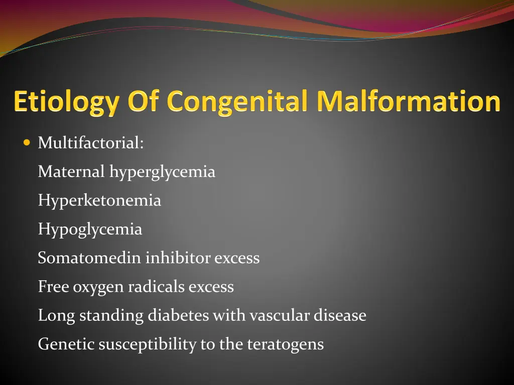 multifactorial