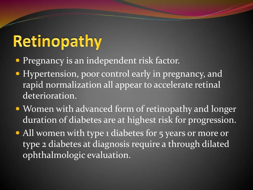 pregnancy is an independent risk factor