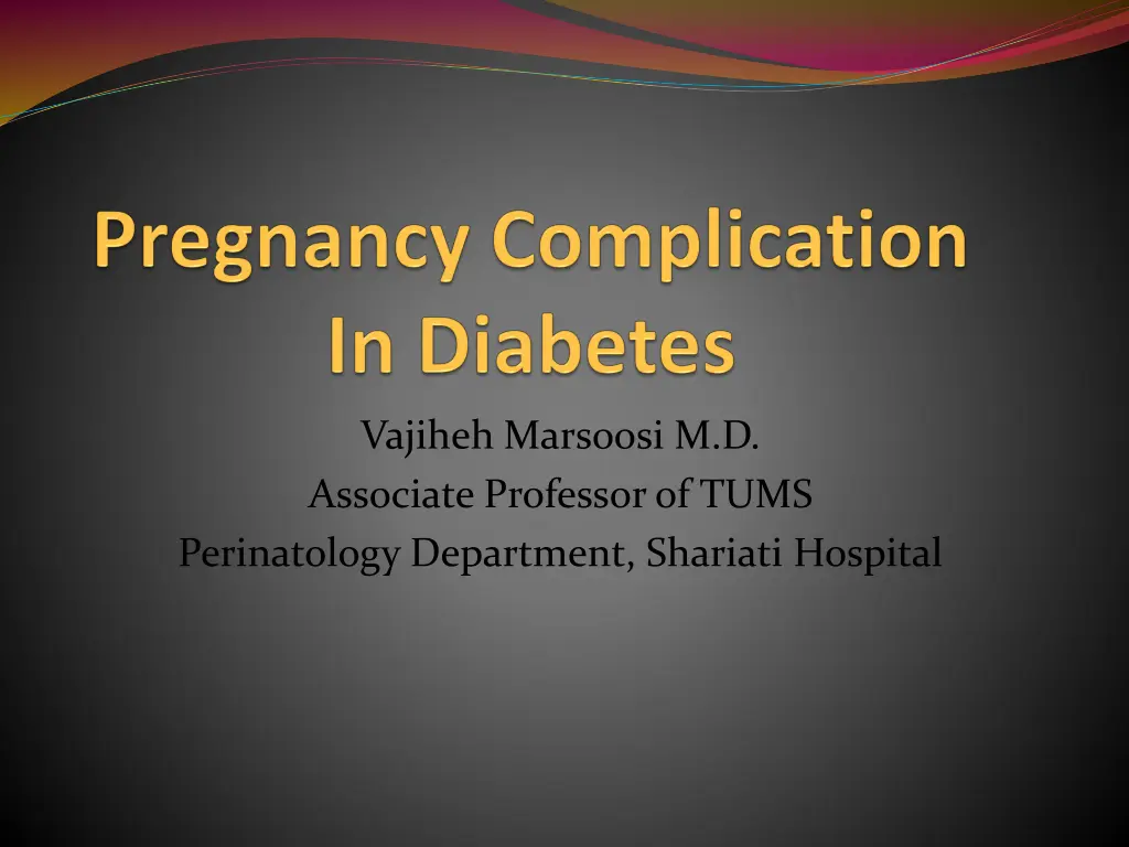 vajiheh marsoosi m d associate professor of tums