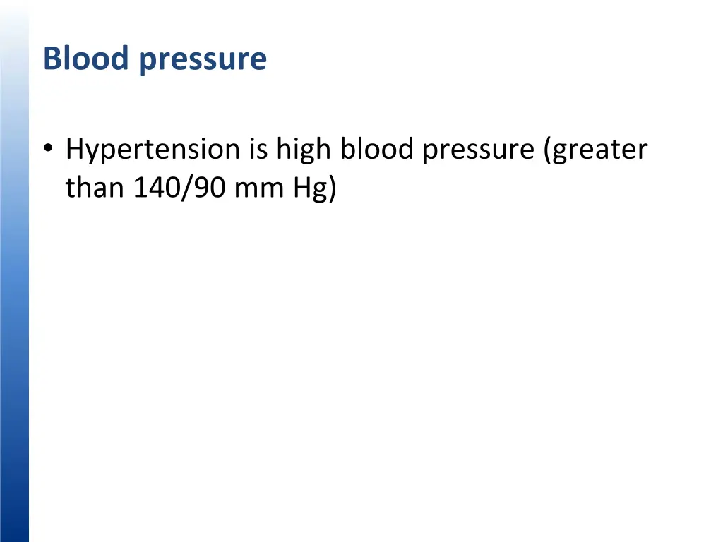 blood pressure