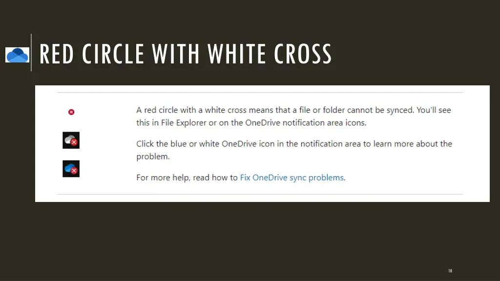 red circle with white cross