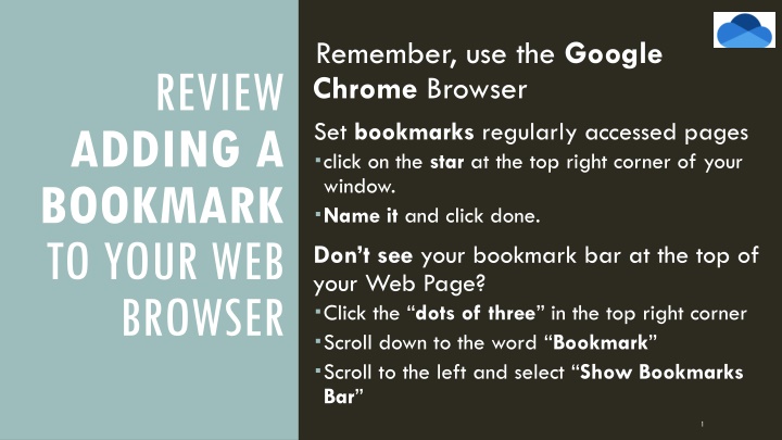 remember use the google chrome browser