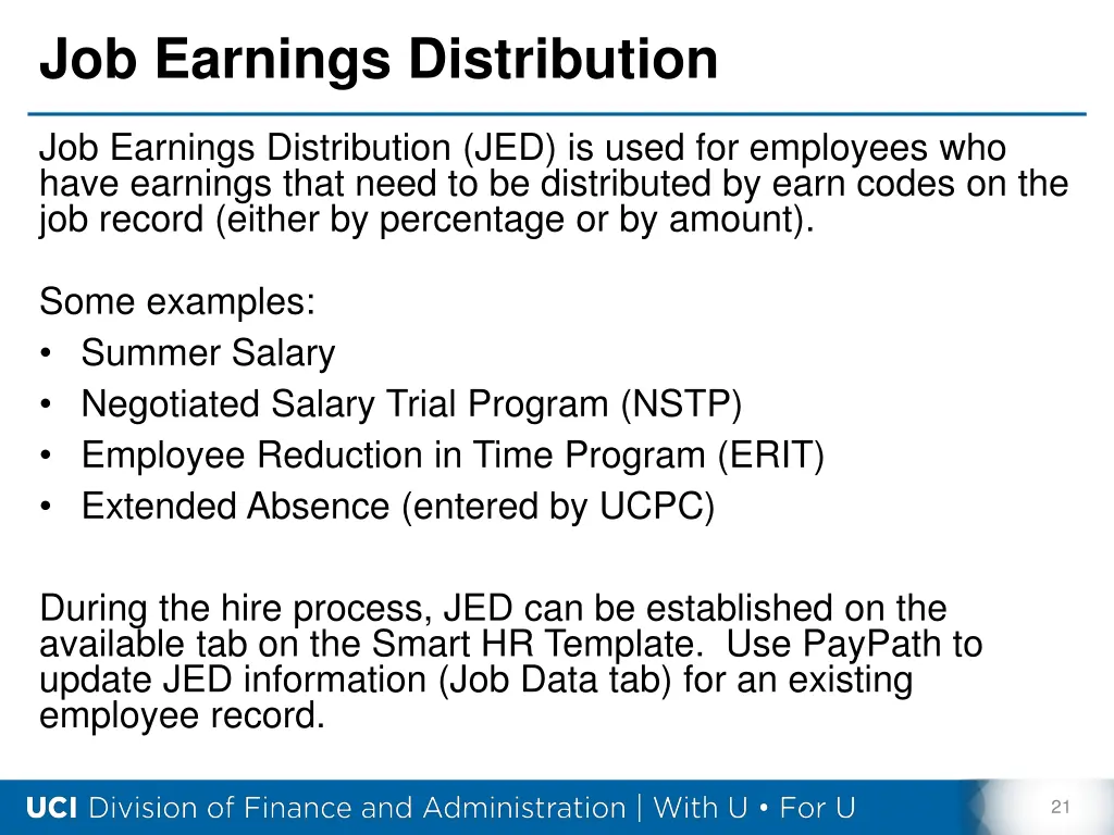 job earnings distribution
