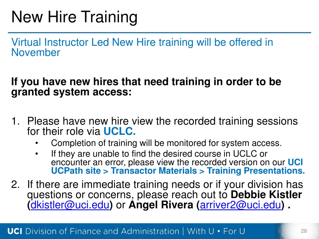 new hire training