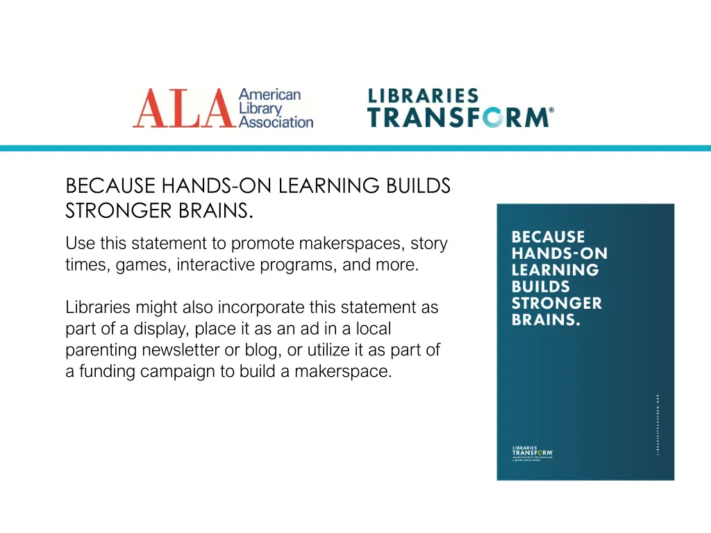 because hands on learning builds stronger brains