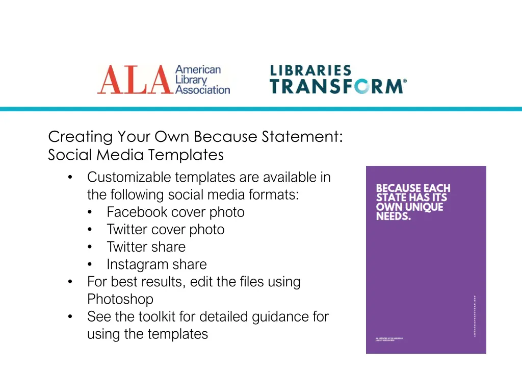 creating your own because statement social media