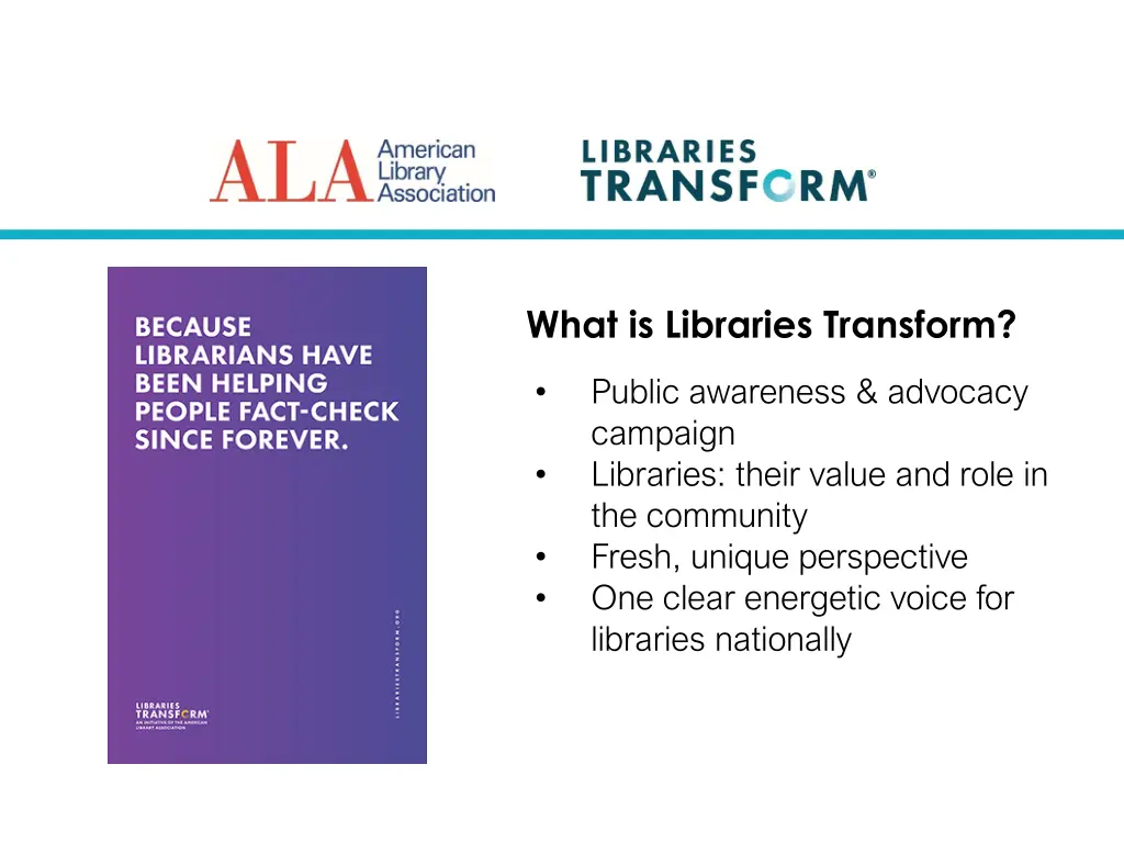 what is libraries transform