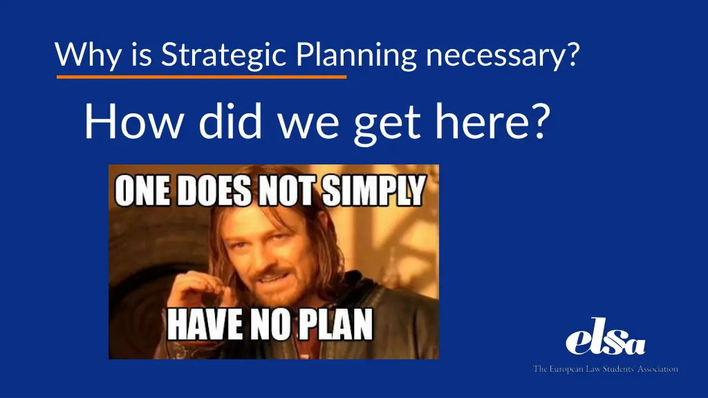 why is strategic planning necessary