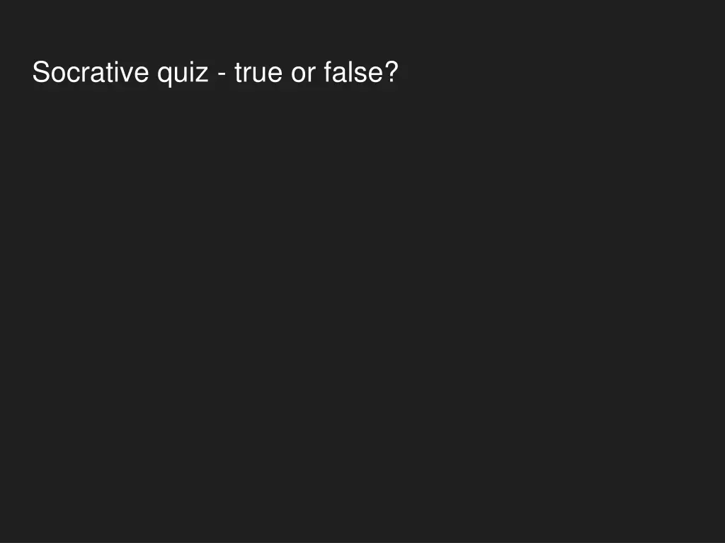 socrative quiz true or false