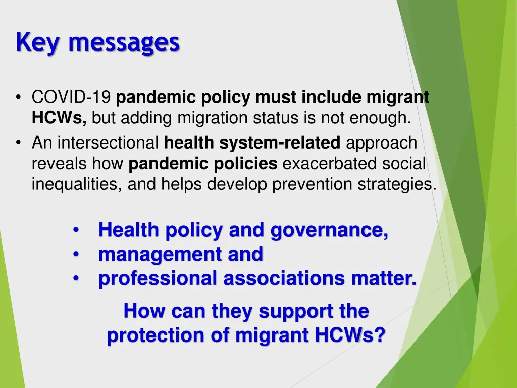 key messages 1