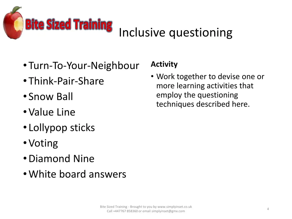 inclusive questioning