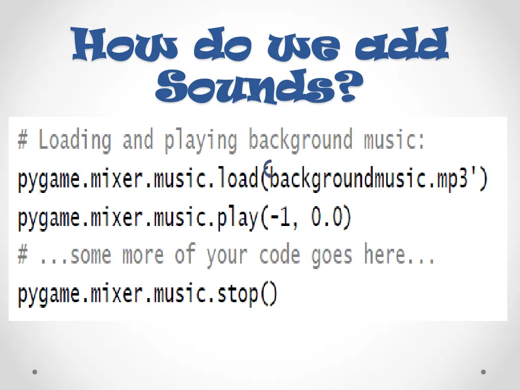 how do we add how do we add sounds sounds 1