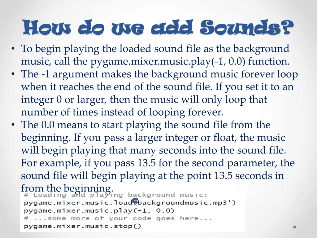 how do we add sounds how do we add sounds