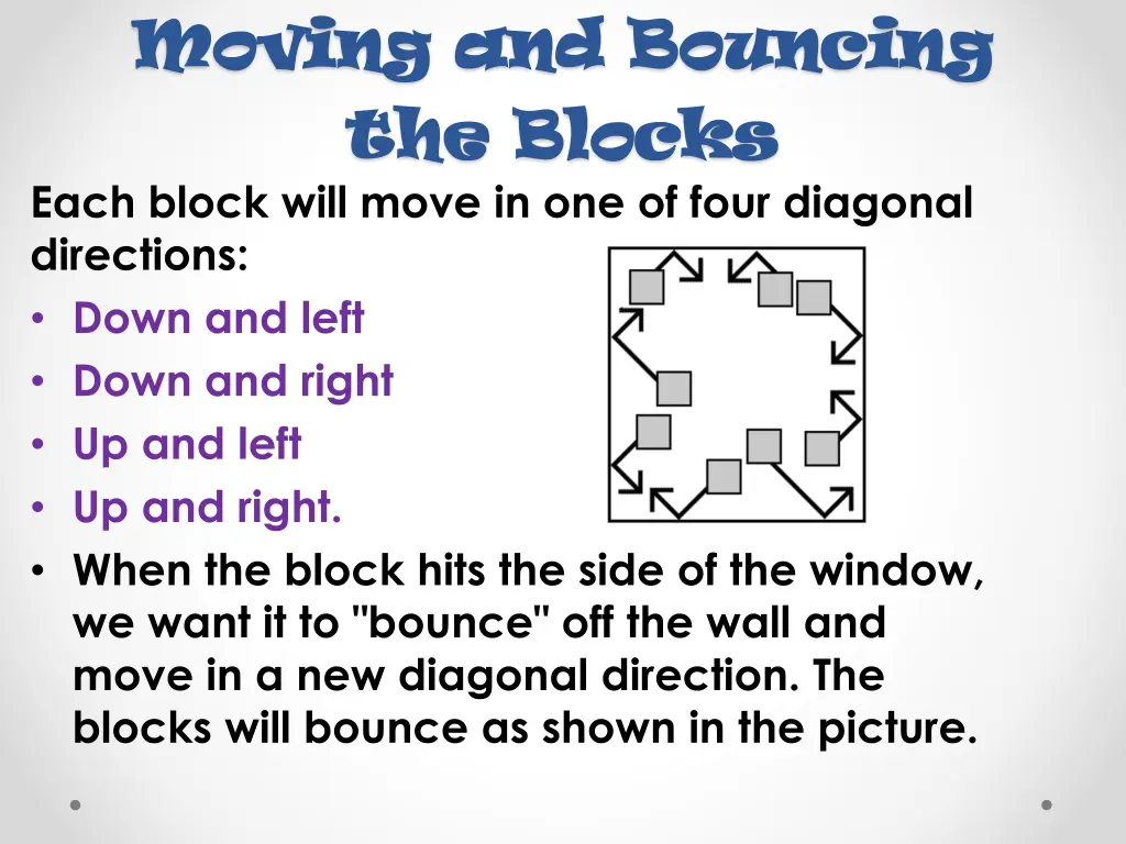 moving and bouncing moving and bouncing