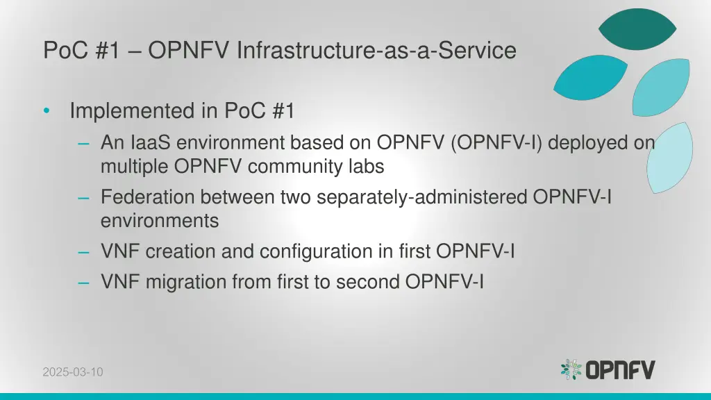 poc 1 opnfv infrastructure as a service 4