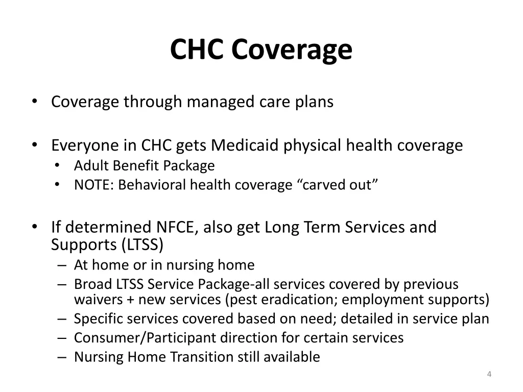 chc coverage